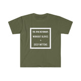 "Workout gloves?"- Men's Fitted T-shirt