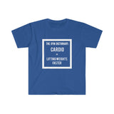 "Definition of Cardio" - Men's Fitted T-shirt
