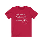 "Sun Tzu : Facebook"- Unisex Jersey Short Sleeve Tee