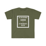 "Definition of Cardio" - Men's Fitted T-shirt