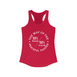 "The Way of the Peaceful Fighter" - Women's Raceback Tank Top