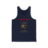 "Warrior Bred: Fierce Warrior" - Unisex Jersey Tank