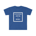 "SPOTTER = WITNESS" - Men's Fitted T-shirt