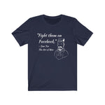 "Sun Tzu : Facebook"- Unisex Jersey Short Sleeve Tee