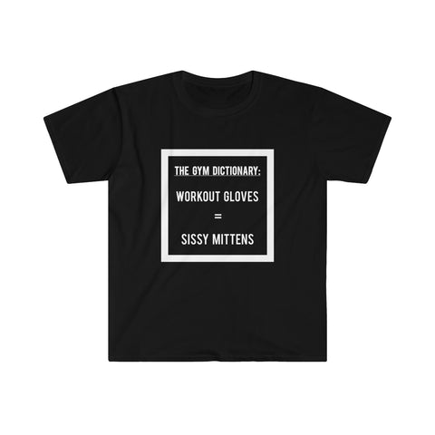 "Workout gloves?"- Men's Fitted T-shirt