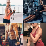 WHATAFIT Resistance Bands Set, Exercise Bands with Door Anchor, Handles, Carry Bag, Legs Ankle Straps for Resistance Training, Physical Therapy, Home Workouts for Men and Women