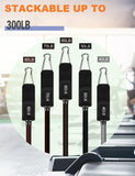 WHATAFIT Resistance Bands Set, Exercise Bands with Door Anchor, Handles, Carry Bag, Legs Ankle Straps for Resistance Training, Physical Therapy, Home Workouts for Men and Women