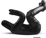 DAAN MMA Grappling Dummy Judo Punching Bag Dummy BJJ Wrestling Dummy Sitting Position Brazilian JIU Jitsu Submission Self Defense Training Vinyl Multicolor Choose Dummy 170cm UNFILLED