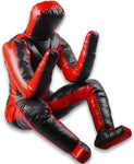 DAAN MMA Grappling Dummy Judo Punching Bag Dummy BJJ Wrestling Dummy Sitting Position Brazilian JIU Jitsu Submission Self Defense Training Vinyl Multicolor Choose Dummy 170cm UNFILLED