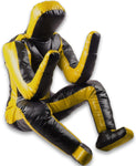 DAAN MMA Grappling Dummy Judo Punching Bag Dummy BJJ Wrestling Dummy Sitting Position Brazilian JIU Jitsu Submission Self Defense Training Vinyl Multicolor Choose Dummy 170cm UNFILLED