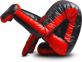 DAAN MMA Grappling Dummy Judo Punching Bag Dummy BJJ Wrestling Dummy Sitting Position Brazilian JIU Jitsu Submission Self Defense Training Vinyl Multicolor Choose Dummy 170cm UNFILLED