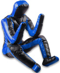 DAAN MMA Grappling Dummy Judo Punching Bag Dummy BJJ Wrestling Dummy Sitting Position Brazilian JIU Jitsu Submission Self Defense Training Vinyl Multicolor Choose Dummy 170cm UNFILLED