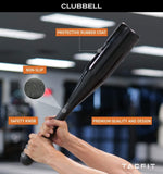 Clubbells ® by TACFIT - Patented Indian Clubs, Steel Clubs, Shoulder Strength, Exercise Club Bells