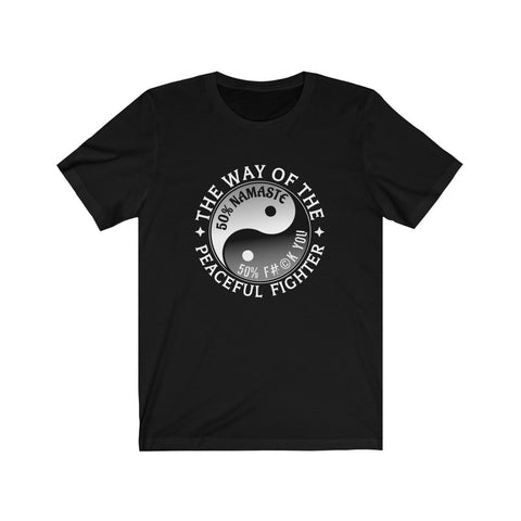 "Yin Yang of the Peaceful Fighter" - Unisex Tee