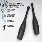 Synergee Indian Clubs 1lb, 2lb, 5lb, 10lb & 15lb. Power Clubs - Exercise Weight Club Bells - Grip and Forearm Strength Trainer - Sold in Pairs