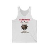 "Warrior Bred: Fierce Warrior" - Unisex Jersey Tank