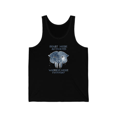 "Warrior Bred: Beast Mode"  - Unisex Jersey Tank