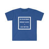 "Workout gloves?"- Men's Fitted T-shirt
