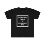 "Definition of Cardio" - Men's Fitted T-shirt