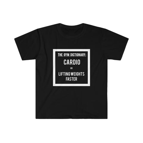 "Definition of Cardio" - Men's Fitted T-shirt