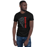 "Panther Warrior Red"- Short-Sleeve Unisex T-Shirt