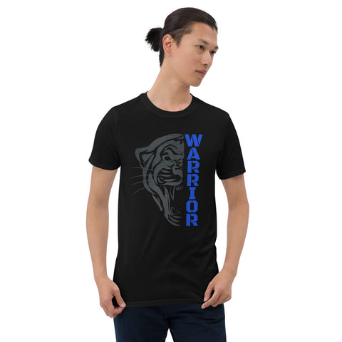 "Panther Warrior Blue" - Short-Sleeve Unisex T-Shirt