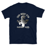DINO-MIGHT-GYM: Clever Curl Raptor T-shirt