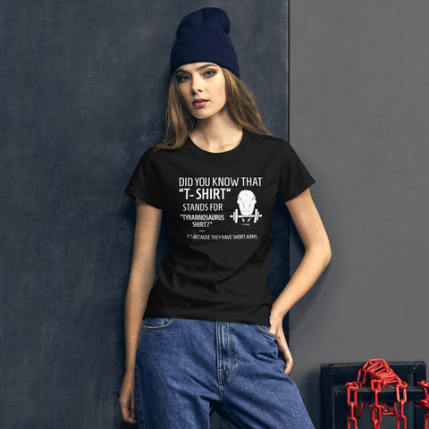 "T-Rex T-shirt" - Women's short sleeve t-shirt