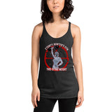 "Bounty Hunter's Gym" (Female Variant) - Women's Racerback Tank